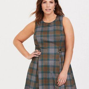Torrid OUTLANDER Plaid Skater Dress